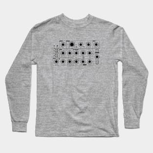 Analog Bass Synth (Black) Long Sleeve T-Shirt